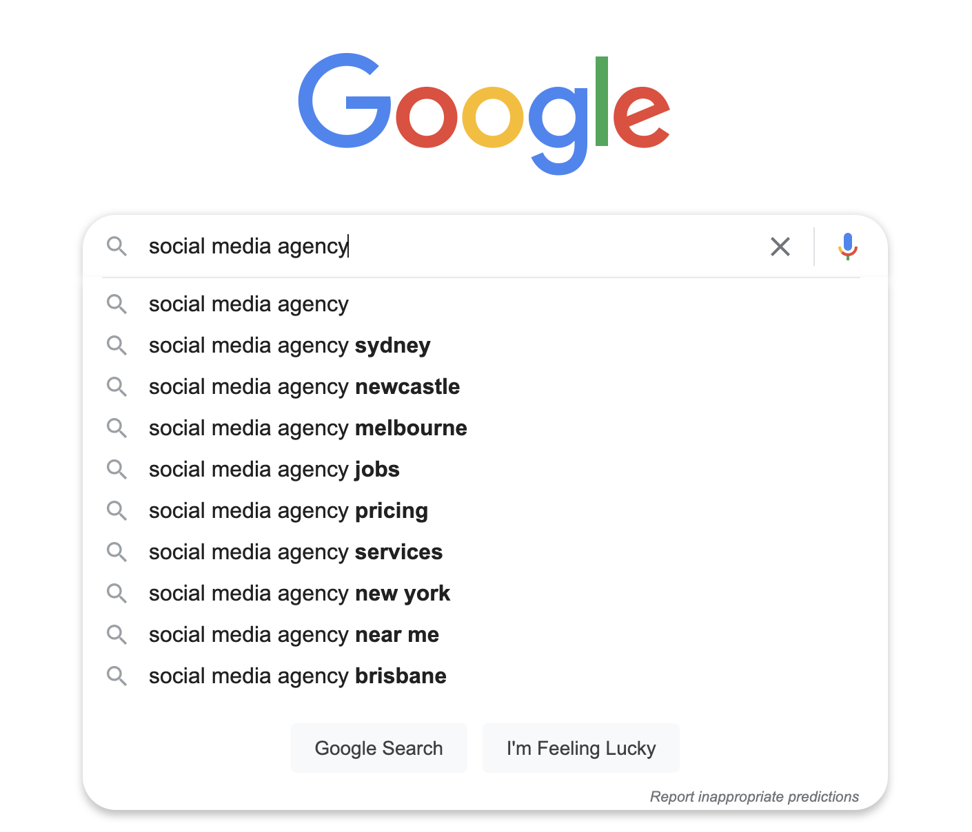 Social Media Agency Searches